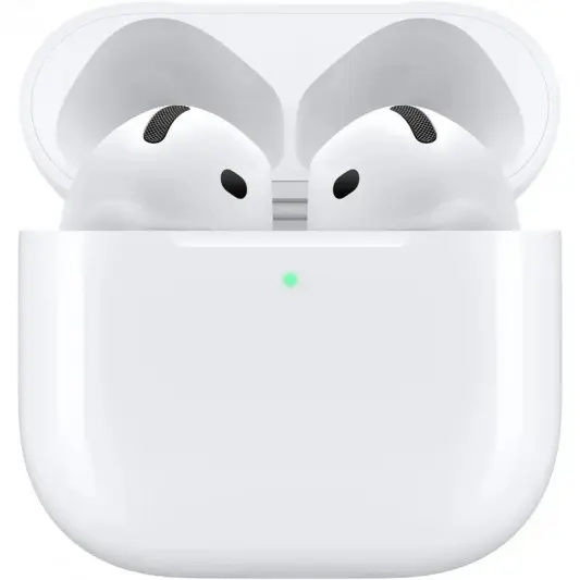 Бездротові TWS навушники Airpods 4 ANC USB-C Wireless Charging Case for Apple (AA) White - зображення 3 