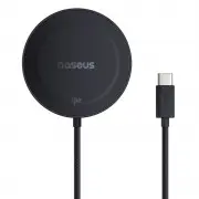 БЗП Baseus Simple Mini4 Magnetic Wireless Charging Stand 15W (P10273300121-02) Cosmic Black