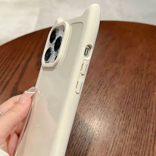 Чохол TPU Cat для Apple iPhone 13 Pro (6.1") Antique White - зображення 5 