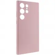 Чехол Silicone Cover Lakshmi Full Camera (AAA) для Samsung Galaxy S23 Ultra Розовый / Pink Sand