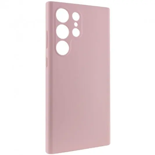 Чехол Silicone Cover Lakshmi Full Camera (AAA) для Samsung Galaxy S23 Ultra Розовый / Pink Sand - изображение 1