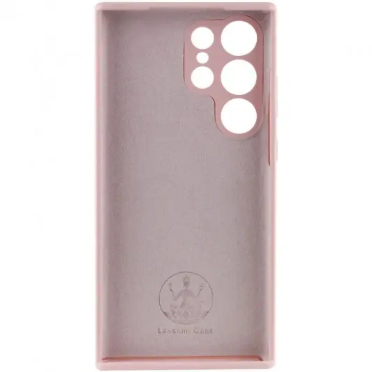 Чехол Silicone Cover Lakshmi Full Camera (AAA) для Samsung Galaxy S23 Ultra Розовый / Pink Sand - изображение 2