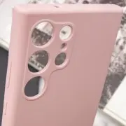 Чехол Silicone Cover Lakshmi Full Camera (AAA) для Samsung Galaxy S23 Ultra Розовый / Pink Sand