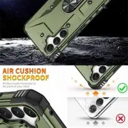 Ударостійкий чохол Pathfinder Ring для Samsung Galaxy S23 FE Зелений / Army Green