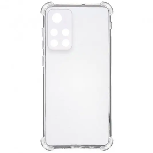 TPU чохол GETMAN Ease logo посилені кути Full Camera для Xiaomi Poco M4 Pro 5G / Note 11 5G Безбарвний (прозорий) - зображення 1 