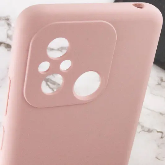 Чохол Silicone Cover Lakshmi Full Camera (AAA) with Logo для Xiaomi Redmi 12C Рожевий / Pink Sand - зображення 3 