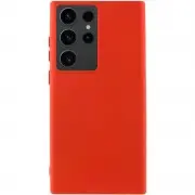 Чехол Silicone Cover Lakshmi (AA) для Samsung Galaxy S21 Ultra Красный / Red