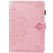 Кожаный чехол Art Case с визитницей для Samsung Galaxy Tab S7+ Розовый