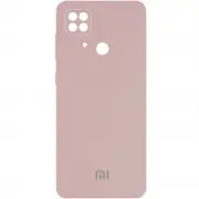 Чехол Silicone Cover Full Camera (AA) для Xiaomi Redmi 10C Розовый / Pink Sand