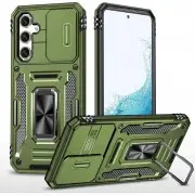 Ударопрочный чехол Camshield Army Ring для Samsung Galaxy S23 Оливковый / Army Green