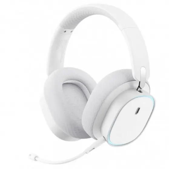 Накладні бездротові навушники Baseus AeQur GH02 Gaming (A00050800) Moon White
