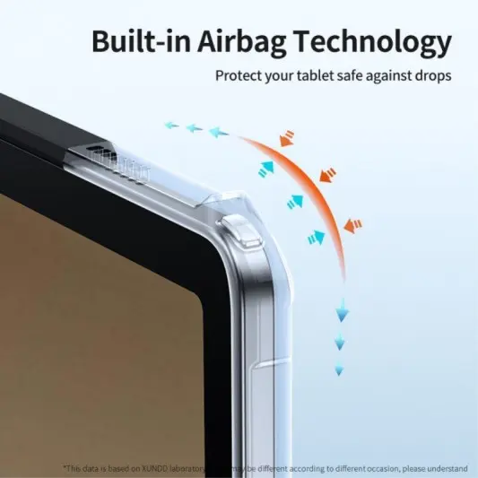 TPU+PC чохол Xundd Stand c посиленими кутами для Samsung Galaxy Tab A9 (8.7'') Чорний - зображення 5 