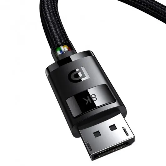 Дата кабель Baseus High Definition DP 8K to DP 8K (3m) (B00633706111-03) Cluster Black - изображение 3