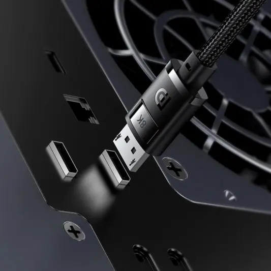 Дата кабель Baseus High Definition DP 8K to DP 8K (3m) (B00633706111-03) Cluster Black - изображение 6