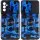 Ударопрочный чехол Camshield Serge Ring Camo для Samsung Galaxy M23 5G / M13 4G Синий / Army Blue