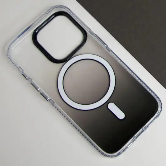 Чохол TPU+PC Shadow with MagSafe для Apple iPhone 14 (6.1") Black - зображення 1 