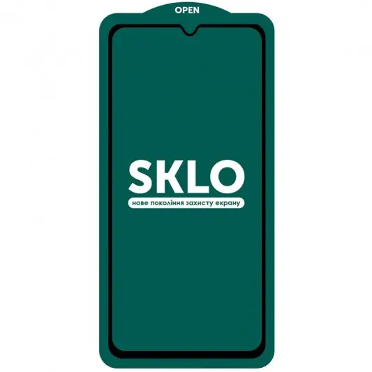 Защитное стекло SKLO 5D (тех.пак) для Samsung Galaxy S24 FE Черный