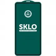 Защитное стекло SKLO 5D (тех.пак) для Samsung Galaxy S25 Ultra Черный