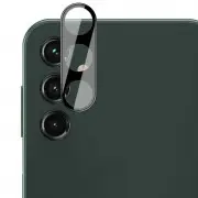 Захисне скло на камеру Full Block (тех.пак) для Samsung Galaxy S24 FE Чорний