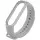 Силиконовый ремешок для Xiaomi Mi Band 3/4 Серый / Gray