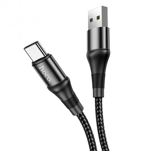 Дата кабель Hoco X50 "Excellent" USB to Type-C (1m) Чорний - изображение 1
