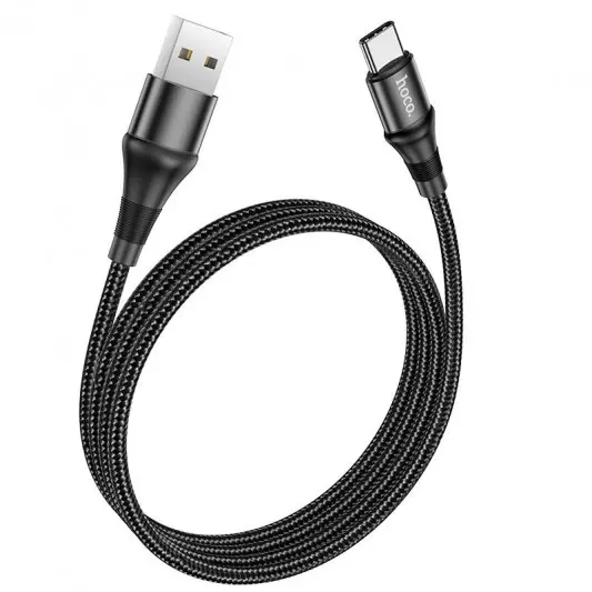 Дата кабель Hoco X50 "Excellent" USB to Type-C (1m) Чорний - изображение 2