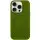 Чохол Silicone Case Full Protective (AA) NO LOGO with MagSafe для Apple iPhone 13 Pro (6.1") Зелений / Dark Olive