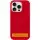 Чохол Silicone Case Full Protective (AA) NO LOGO with MagSafe для Apple iPhone 16 (6.1") Червоний / Red
