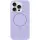 Чехол Silicone Case Full Protective (AA) NO LOGO with MagSafe для Apple iPhone 12 Pro / 12 (6.1") Сиреневый / Dasheen