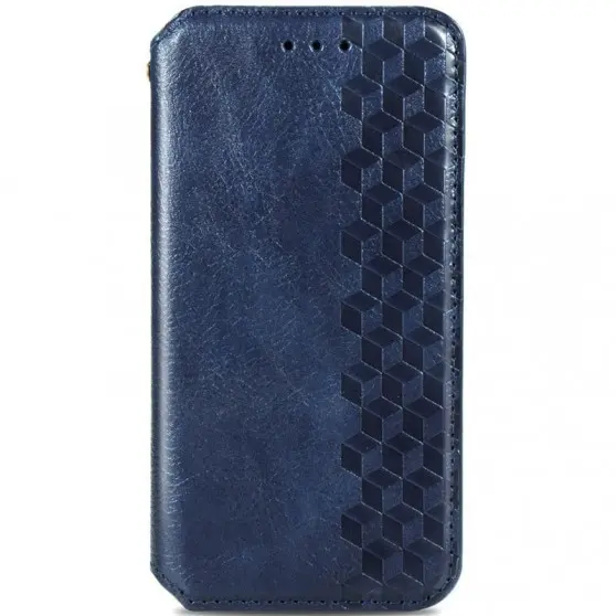 Кожаный чехол-книжка GETMAN Cubic (PU) для Xiaomi 11T / 11T Pro Синий