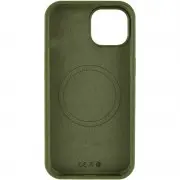 Чохол Silicone Case Full Protective (AA) NO LOGO with MagSafe для Apple iPhone 11 Pro (5.8") Зелений / Dark Olive