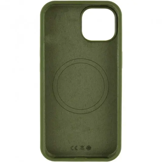 Чохол Silicone Case Full Protective (AA) NO LOGO with MagSafe для Apple iPhone 11 Pro (5.8") Зелений / Dark Olive - зображення 2 