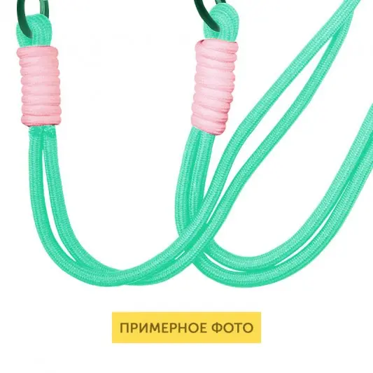 Чехол TPU CrossBody with straps для Apple iPhone 13 (6.1") Transparent - изображение 4