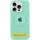 Чохол Silicone Case Full Protective (AA) with MagSafe для Apple iPhone 13 (6.1") Зелений / Spearmint