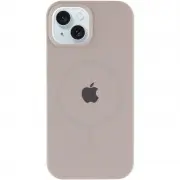 Чохол Silicone Case Full Protective (AA) with MagSafe для Apple iPhone 15 (6.1") Сірий / Light Grey