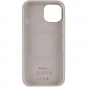 Чохол Silicone Case Full Protective (AA) with MagSafe для Apple iPhone 15 (6.1") Сірий / Light Grey