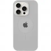 Чохол Silicone Case Full Protective (AA) with MagSafe для Apple iPhone 15 Pro (6.1") Сірий / Light Grey