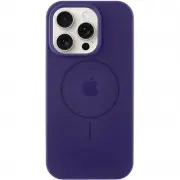 Чохол Silicone Case Full Protective (AA) with MagSafe для Apple iPhone 15 Pro Max (6.7") Фіолетовий / Elderberry