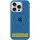 Чехол Silicone Case Full Protective (AA) with MagSafe для Apple iPhone 16 (6.1") Синий / Denim Blue