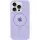 Чохол Silicone Case Full Protective (AA) with MagSafe для Apple iPhone 12 Pro / 12 (6.1") Бузковий / Dasheen