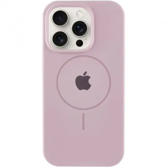 Чохол Silicone Case Full Protective (AA) with MagSafe для Apple iPhone 12 Pro / 12 (6.1") Рожевий / Pink Sand