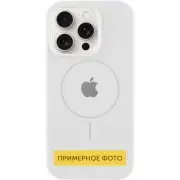 Чохол Silicone Case Full Protective (AA) with MagSafe для Apple iPhone 14 Plus (6.7") Білий / White