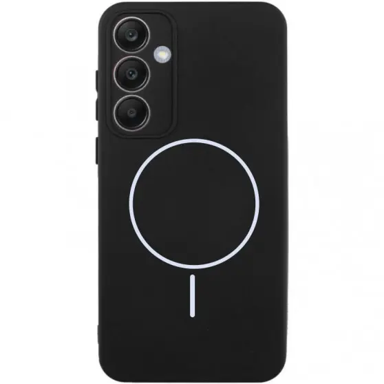 Чехол Silicone Cover Lakshmi Full Camera (AA) with MagFit для Samsung Galaxy S23 FE Черный / Black
