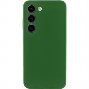 Чохол Silicone Cover Lakshmi Full Camera (AA) with MagFit для Samsung Galaxy S23 Зелений / Dark green