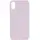 Чохол Silicone Case Full Protective (AA) NO LOGO для Apple iPhone X / XS (5.8") Бузковий / Lilac