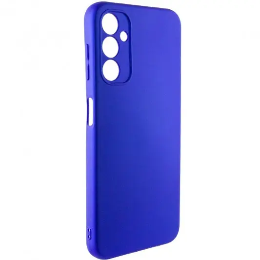 Чохол TPU GETMAN Liquid Silk Full Camera для Samsung Galaxy A24 4G Синій / Iris - зображення 1 