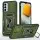 Ударопрочный чехол Camshield Army Ring для Samsung Galaxy A24 4G Оливковый / Army Green
