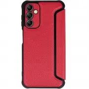 Кожаный чехол-книга GETMAN Razor (PU) для Samsung Galaxy A24 4G Red