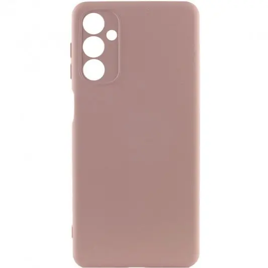 Чехол Silicone Cover Lakshmi Full Camera (A) для Samsung Galaxy A24 4G Розовый / Pink Sand