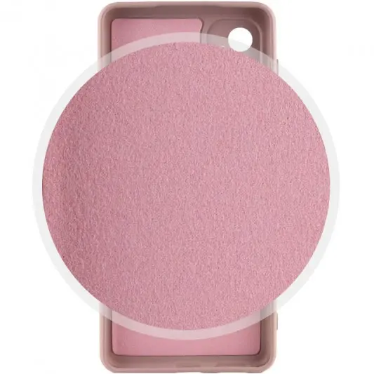 Чехол Silicone Cover Lakshmi Full Camera (A) для Samsung Galaxy A24 4G Розовый / Pink Sand - изображение 2